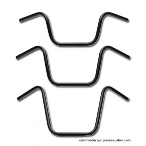 Guidon Ape Hanger 1 Pouce (25,4 Mm) – 30 Cm Hauteur – Noir Mat – Compatible Harley-Davidson – Westland Customs