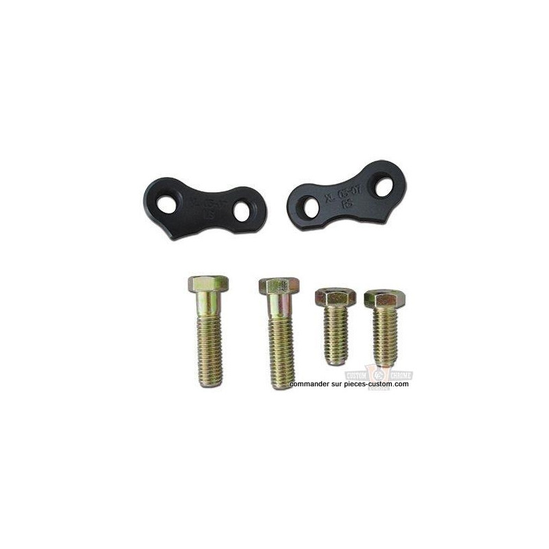 Kit Rabaissement Harley Road King 02-17 - Abaissement Arrière 1-3 Pouces Réglable