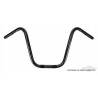 guidon-1"-ape-hanger-hauteur-12"-etroit-noir