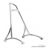Sissy-bar-court-chromé-Burly-Brand