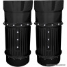 Caches-tubes-fourche-Dimpled-Noir-pour-Touring-de-2014-à-2021