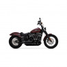 Echappement Vance&Hines Shortshots Staggered Noir pour Softail de 2018