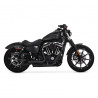 Echappement Vance&Hines Mini grenades Noir Sportster de 2004 à 2018
