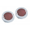 Grilles de clignotants Bullet Noir Rouge modèles de 2000 à 2017