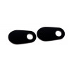 Supports de clignotants arrière noir pour Sportster