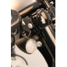 Supports de clignotants avant Noir pour Sportster jusque 2015