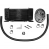 Radiateur d'huile horizontal 10 rangs Chrome Jagg pour Touring de 1984 à 2008
