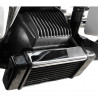 Radiateur d'huile horizontal 10 rangs Chrome Jagg pour Touring de 1984 à 2008