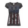 T-Shirt West Coast Choppers American Pride Gris