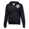 Sweat-Shirt West Coast Choppers Iron Cross Zippé Noir