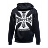 Sweat-Shirt West Coast Choppers Iron Cross Zippé Noir