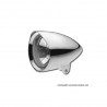 Visière De Phare Moto Chromée Uni 146mm - Protection Élégante Pour Phares De Moto Et Tricycle