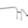 Guidon Re-Bar Biltwell 9.5" Chrome sans empreintes