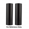 Caches tubes supérieurs droits Noir mat Wrinkle pour Dyna de 2006 à 2017