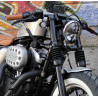 Kit 2 pièces de caches tubes de fourche pour Sportster jusque 2015