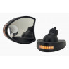 Rétroviseurs clignotants LED finition noire pour Touring de 1996 à 2017