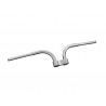 Guidon rond ajustable 32mm chromé largeur 95cm