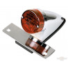 Feu Sparto Chrome homologué avec support de plaque