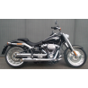 Silencieux MCJ réglables Royal 90 Noir pour Softail FXFB FXFBS de 2018 à 2019