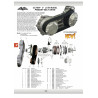 Cloche d'embrayage Ultima 2"