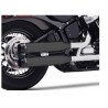 Silencieux-Rinehart-3.5"-Noir-embouts-noirs-pour-Softail-de-2018-à-2021
