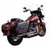 Silencieux-Rinehart-3.5"-Noir-embouts-Noir-Softail-FLSTC-FLSTN-de-2018-à-2021