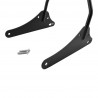 Sissy bar Tc Bros Noir 51cm Kickback pour Dyna de 2006 à 2017