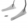 Sissy bar Tc Bros Chrome 51cm Kickback pour Dyna de 2006 à 2017