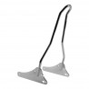 Sissy bar Tc Bros Chrome 51cm Kickback pour Dyna de 2006 à 2017