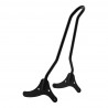 Sissy bar Tc Bros Noir 51cm Kickback pour Sportster XL de 2004 à 2015