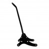 Sissy bar Tc Bros Noir 51cm Kickback pour Sportster XL de 2004 à 2015