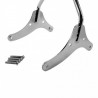 Sissy bar Tc Bros Chrome 51cm Kickback pour Sportster XL de 2004 à 2015