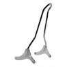 Sissy bar Tc Bros Chrome 51cm Kickback pour Sportster XL de 2004 à 2015