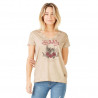 T-shirt femme Von Dutch HELL beige