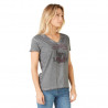 T-shirt femme Von Dutch HELL gris