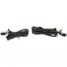 Clignotants Led chrome avec lentille fumée pour Touring et V-Rod de 2009 à 2017