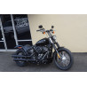 Risers 12" noir avec trous pour passage des câbles pour Softail Street Bob de 2018 à 2020