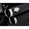 Echappement Vance & Hines Big shot Staggered Noir pour Softail 2018 à 2019