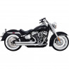 Echappement Vance & Hines Big shot Staggered Chrome pour Softail 2018 à 2019