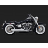 Echappement Vance & Hines Big shot Staggered Chrome pour Softail 2018 à 2019