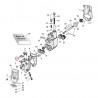 Raccord d'huile 1/8-27 NPT droit finition chromé