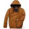 Blouson Carhartt modèle Duck Active couleur marron