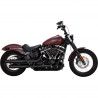Silencieux V&H Eliminator 300 Noir wrinkle pour Softail de 2018 à 2019