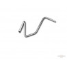 Guidon ape Hanger chromé 16" pour modèles de 1982 à 2019 avec empreintes