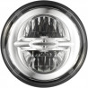 Optique de phare Led 5.75" chrome Homologué CE