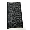 Tour de cou motif bandana Noir