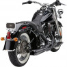 Echappement Cobra El diablo 2 en 1 Noir pour Softail de 1986 à 2006