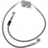 Durite de frein avant tressé inox +152mm pour Sportster 1200X de 2014 à 2020 avec ABS