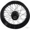 Roue arrière 17" x 4.5" noire 40 rayons pour Dyna FXD de 2012 à 2017 avec abs