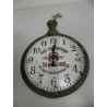 Horloge décorative Seligman en bois et métal